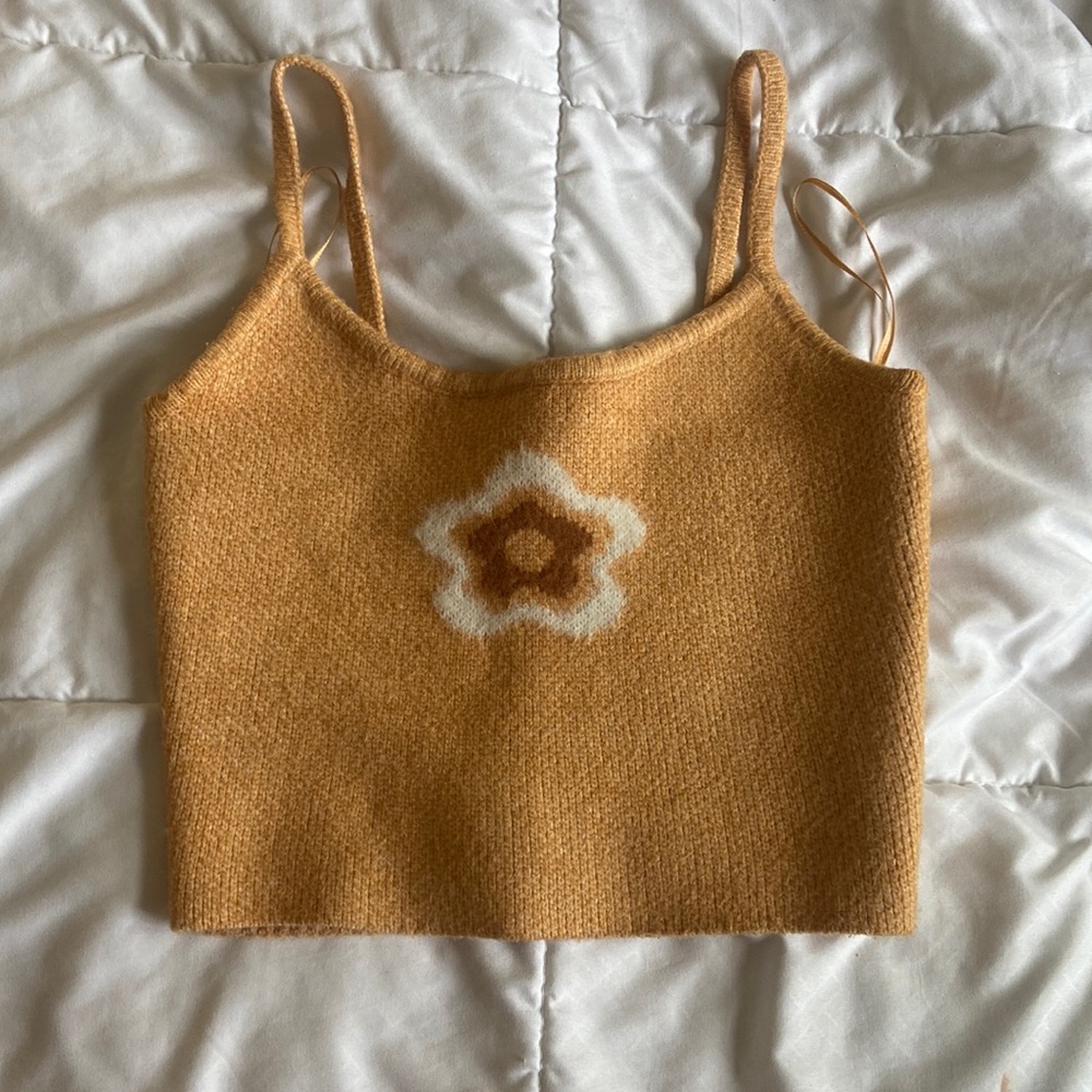 New tan colored crop top